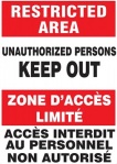 Restricted Access Sign